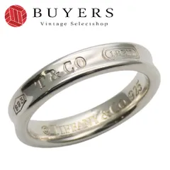 【中古】 ティファニー リング・指輪 1837 ナロー シルバー925 約3.9g シルバー 定番 シンプル 小物 レディース 女性 TIFFANY&Co.