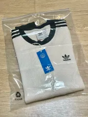 アディカラー クラシックス ワッフルクルーネック 　ワンダーホワイト日本サイズL アディカラー クラシックス ワッフルクルーネック ワンダーホワイト