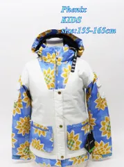 Phenix フェニックス ジュニア スキージャケット 155-165cm ホワイト×ブルー PS6H20T55 スポーツ トップス 子供服 R2511-007