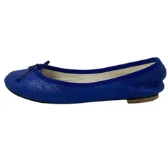 【美品】レペット フラット バレエシューズ レザー ブルー リボン 39.5 美品】レペット フラット バレエシューズ レザー ブルー リボン 39.5