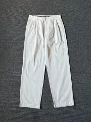 (32) 90s ポロラルフローレン HAMMOND ダブル プリーツ チノパンツ