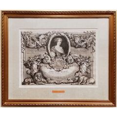 藤田嗣治、【 ラ・フォンテーヌ頌】、希少な限定額装用画集画、新品