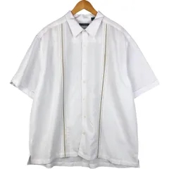 古着 CUBAVERA 半袖 オープンカラー メキシカンシャツ キューバシャツ メンズXXL相当/eaa590747