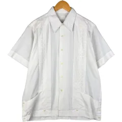 古着 半袖 オープンカラー メキシカンシャツ キューバシャツ メンズL相当/eaa590748