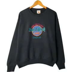古着 Hard Rock Cafe ハードロックカフェ アドバタイジング スウェットシャツ トレーナー USA製 メンズL相当 ヴィンテージ/eaa595614