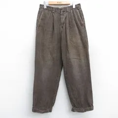W30/古着 ドッカーズ コーデュロイ パンツ メンズ 00s コットン 茶 ブラウン 25oct31 中古 ボトムス ロング