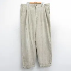 W36/古着 ギャップ GAP コーデュロイ パンツ メンズ 00s 太畝 ベージュ カーキ 25oct31 中古 ボトムス ロング