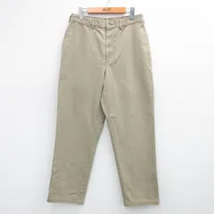 W31/古着 エルエルビーン LLBEAN チノ パンツ チノパン メンズ 90s ベージュ カーキ spe 25oct31 中古 ボトムス ロング