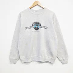 L/古着 リー Lee 長袖 スウェット メンズ 90s リゾートカジノ クルーネック 薄グレー 霜降り 25oct31 中古 スエット トレーナー トップス