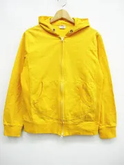 Special Edition by CAMBER キャンバー USA製 ジップアップパーカー 無地 黄色 イエロー ダブルジップ サイズM M0001-1101-4