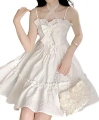 新品 [Lady Lazy] [レディレイジー] 白 ワンピース コスプレ ノースリーブ ミニ ホワイト ドレス