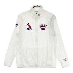 BEAMS GOLF ジップアップジャケット ホワイト 2WAYベスト サイズL