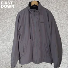 FIRST DOWN　グレー ジャンパー フード付き  XL(LL)サイズ