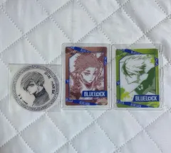 ブルーロック WHO VOCA 原画 クリアカード コースター 糸師凛 糸師冴 オートヤ