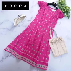 美品 25周年完売 トッカ KARAMAY 刺繍 ワンピース フレア サイズ2