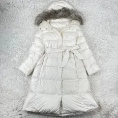 UNIQLO ウルトラライトダウンコート　ロング　Mサイズ　ファー　ベルト　ダウンジャケット　ダウンコート　Aライン　綺麗見せ　肉厚　極暖