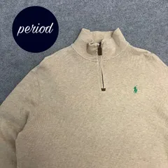 P2670 RalphLauren ハーフジップ　ロゴ　スウェット