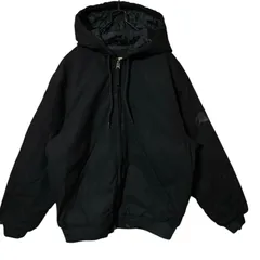 ダック アクティブ ブラック M 無地 シンプル 単色 ジャケット メンズ 長袖