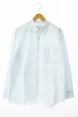 【中古】YOKO SAKAMOTO ヨーコ サカモト レギュラー カラー 長袖シャツ YS-25SS-67 S インディゴ●■ YOKO SAKAMOTO ヨーコ サカモト REGULAR COLLAR SHIRT INDIGO