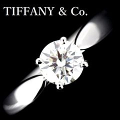 付属完品☆Tiffany & Co. ダイヤモンド0.33CT upプラチナ指輪 - メルカリ