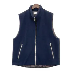 marka マーカ パフ ベスト ジャケット ブルゾン 中綿 PUFFED VEST M24C14BL01A 24AW ウール メンズ サイズ3 ネイビー アウター DM17184■