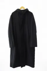 美品 着丈130 ヨウジヤマモト マキシ ロングコート ブラック ウール