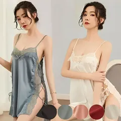 icoc397-1 セクシー ランジェリー ベビードール セクシー シースルー キャミソール スリップ ワンピース セクシー下着 可愛い ルームウェア 部屋着 前あき レース エッチな下着 セクシー下着 エロ下着 エロい 下着