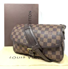 【本物】ルイ ヴィトン ショルダーバッグ ソローニュ ダミエ N48079 LOUIS VUITTON レディース 斜めがけ ヴィンテージ 保存袋付き