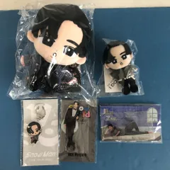 02w19759 Snow Man 目黒蓮 グッズまとめ売り 5点セット すのチルぶら下がり/ぶら下がらないシリーズ/ぬいぐるみ2点/アクリルスタンド2点/アクリルキーホルダー1点 中古品