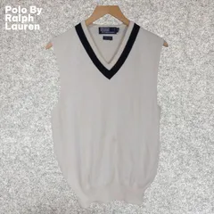 Polo by RALPH LAUREN コットン100％ Vネック ベストMサイズ