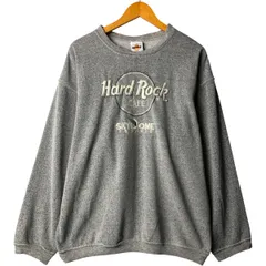 古着 90年代 Hard Rock Cafe ハードロックカフェ アドバタイジング スウェットシャツ トレーナー カナダ製 メンズXL相当/eaa591399
