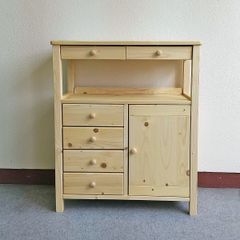 電話台 FAX台 キャビネット パイン材 ナチュラル カントリー調 WLW376