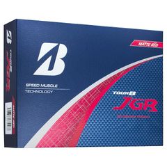 [Brand New] BRIDGESTONE TOUR B JGR Golf Balls, 2025 Model, 12-Pack, Matte Red, J5RX 1