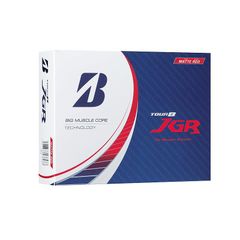 [Brand New] BRIDGESTONE TOUR B JGR Golf Balls, 2023 Model, 12-Pack, Matte Red, J3RX 1