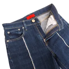 定価2.3万 大人気完売★!! RED CARD × Ray BEAMSコラボ レッドカード×レイビームス/別注 裾スリットデニムパンツ 25 日本製
