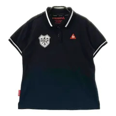 サイズ：M LE COQ GOLF ルコックゴルフ  半袖ポロシャツ  ブラック系 [240101546010] ゴルフウェア レディース ストスト