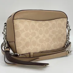 COACH コーチ シグネチャー ショルダーバッグ 31208 ベージュ レディース 斜め掛け 質屋・リサイクルマート宇部店