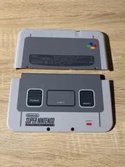 6272 Nintendo ニンテンドー New 3DS LL ハウジングシェル SFCグレーカラーA/Eフェイス SUPER NINTENDO ENTERTAINMENT SYSTEM
