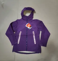 THE NORTH FACE ザノースフェイス パープル レディース フード ウィンドブレーカー ジャケット