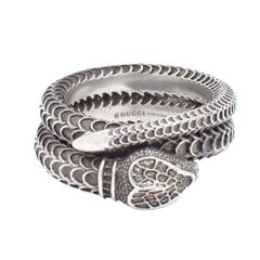 GUCCI グッチ インターロッキングG 喜平 リング 指輪 シルバー925 表記