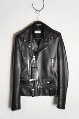 【美品・希少】サンローラン　 エディ　L01 ダブルライダース 48　ブラック 2025年最新】サンローラン l01 48の人気アイテム - メルカリ