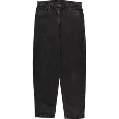 古着 リーバイス Levi's 550 RELAXED FIT TAPERED LEG ブラックデニム テーパードデニムパンツ メンズw34相当/eaa557091