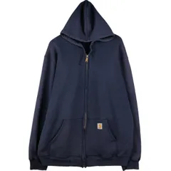 古着 カーハート Carhartt スウェットフルジップパーカー メンズXL相当/eaa592822