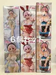 未開封 すーぱーそに子 BiCuteBunnies フィギュア パールホワイト レッド ウェイトレス・ライトブルー 3種 6個セット LFJ005 f107