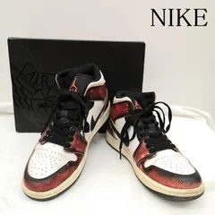 NIKE ナイキ スニーカー AIR JORDAN 1 MID Wear Away BLACK INFRARED WHITE SAIL Chicago スニーカー DV9565-006