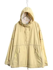 【お得なクーポン配布中!】 00s ★ オールド ギャップ コットン アノラック パーカー ジャケット メンズ L / プルオーバー ハーフジップ フード ヨット セーリング 黄