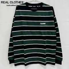【未使用】XLARGE/エクストララージ STANDARD LOGO L/S STRIPE TEE/スタンダード ロゴ ロングスリーブ Tシャツ/XL