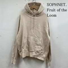SOPHNET. ソフネット パーカー 長袖 Fruit of the Loom コラボ オーバーサイズ パーカー サソリ ロゴ 刺繍 SOPH-202139