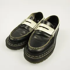 【姫路東店】 中古 Dr.Martens | ドクターマーチン ローファー PENTON BEX DOUBLE STITCH LOAFER 27334009 ブラック 【127】