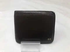 ◆TOM FORD　トムフォード　二つ折り財布　茶　本体のみ　使用感大　現状品◆19161★のサムネイル